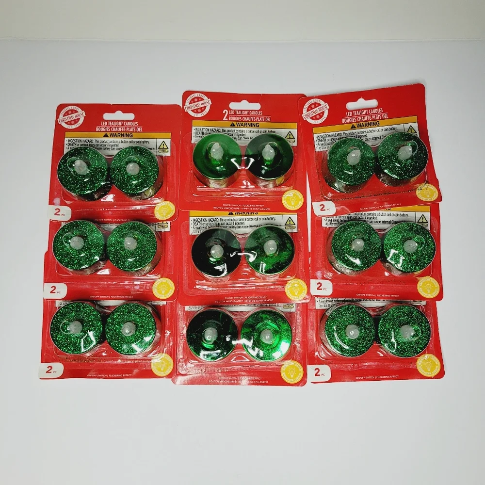 Flameless Battery Operated LED Tea Lights Flickering/Steady Votive Candle Party
